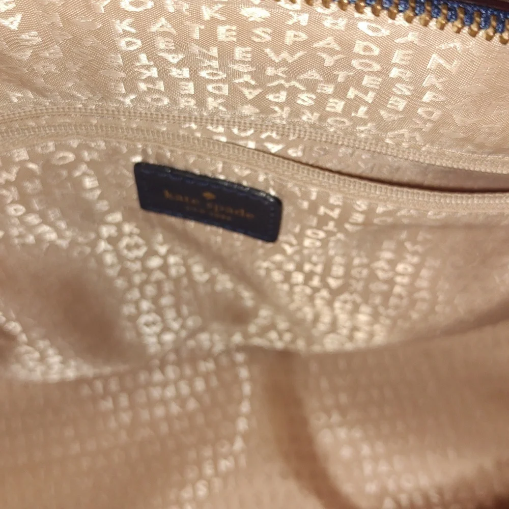 Super Rare Kate Spade Blue Plaid Bag - Picture 5 of 15
